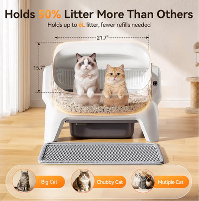 The Meowani Halo XL — Self-Cleaning Automatic Litter Box