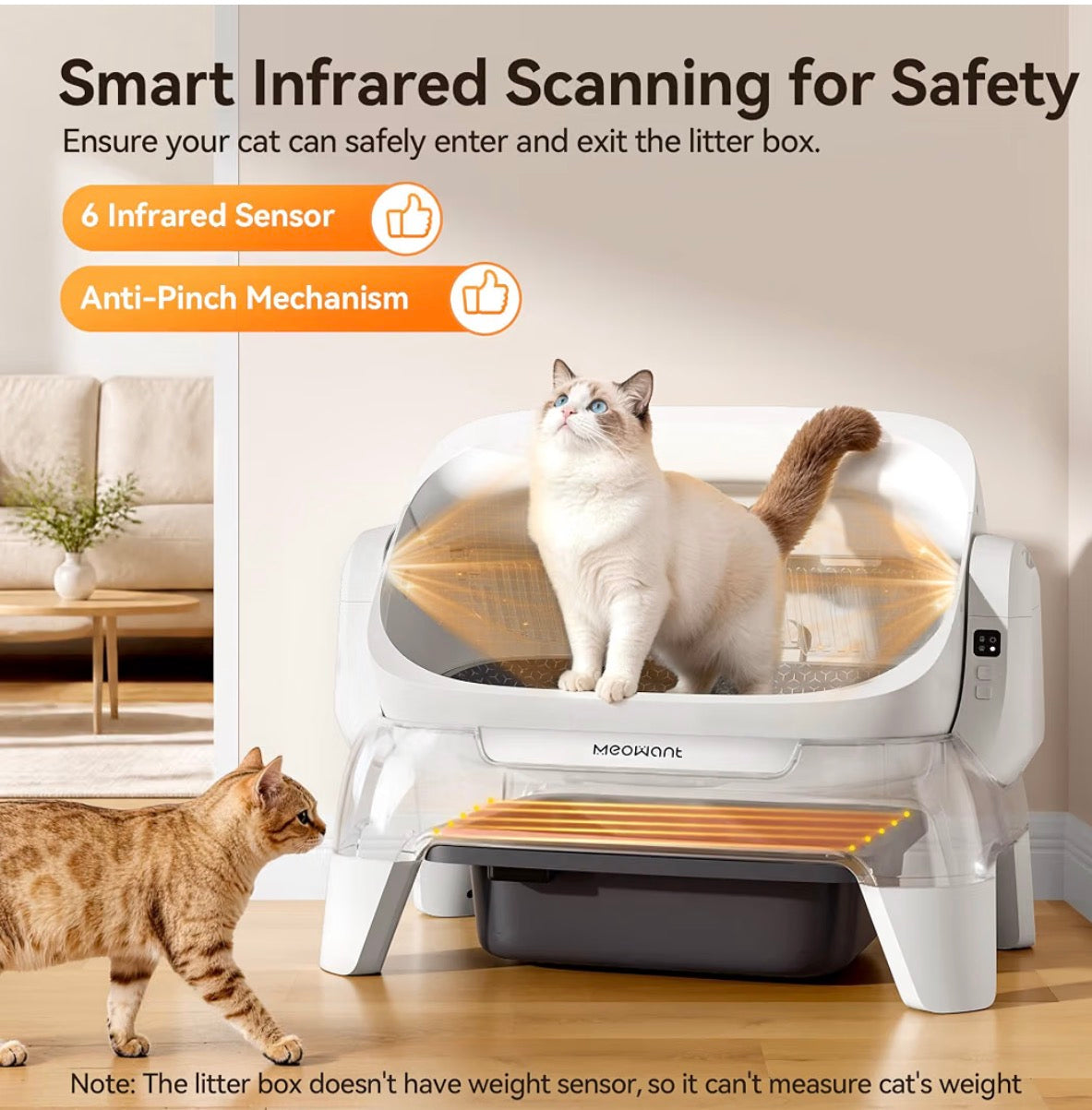 The Meowani Halo XL — Self-Cleaning Automatic Litter Box