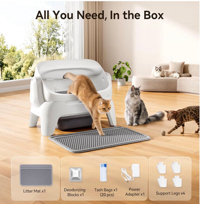 The Meowani Halo XL — Self-Cleaning Automatic Litter Box